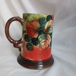 JPL Jean Pouyat Limoges France Handled Mug Stein Berries